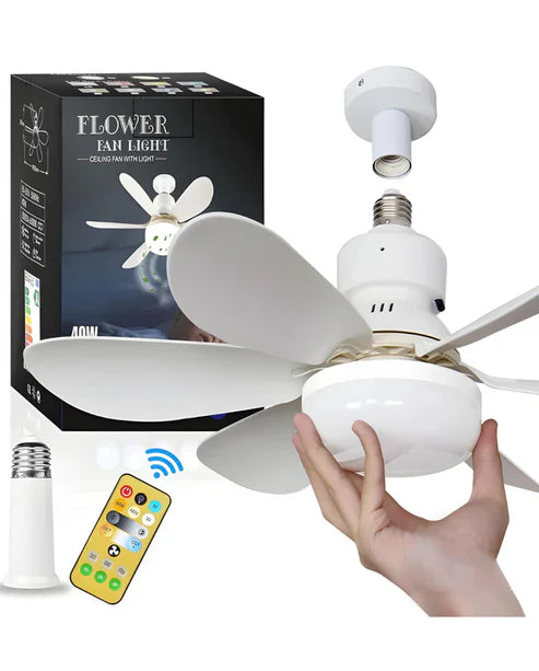 Ventilador con foco 2 en 1