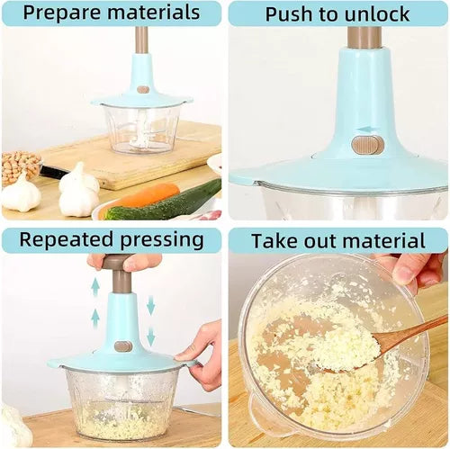 Procesador Manual Picador Triturador De Alimento