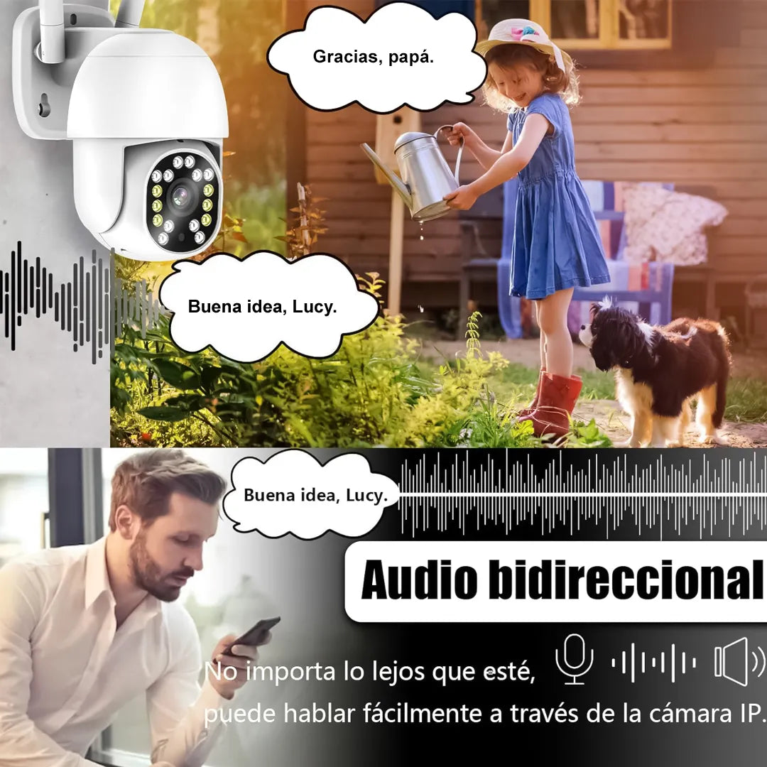 Cámara IP Motorizada Wifi HD 2 Antenas