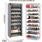 Rack Zapatero 9 niveles p/27 pares con cubierta desmontable👞 (ENVIÓ GRATIS)