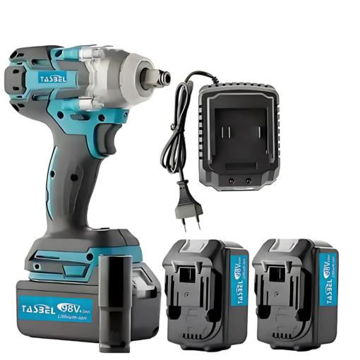 TALADRO DE  IMPACTO CON  2 Baterías de 98V + Accesorios Tasbel