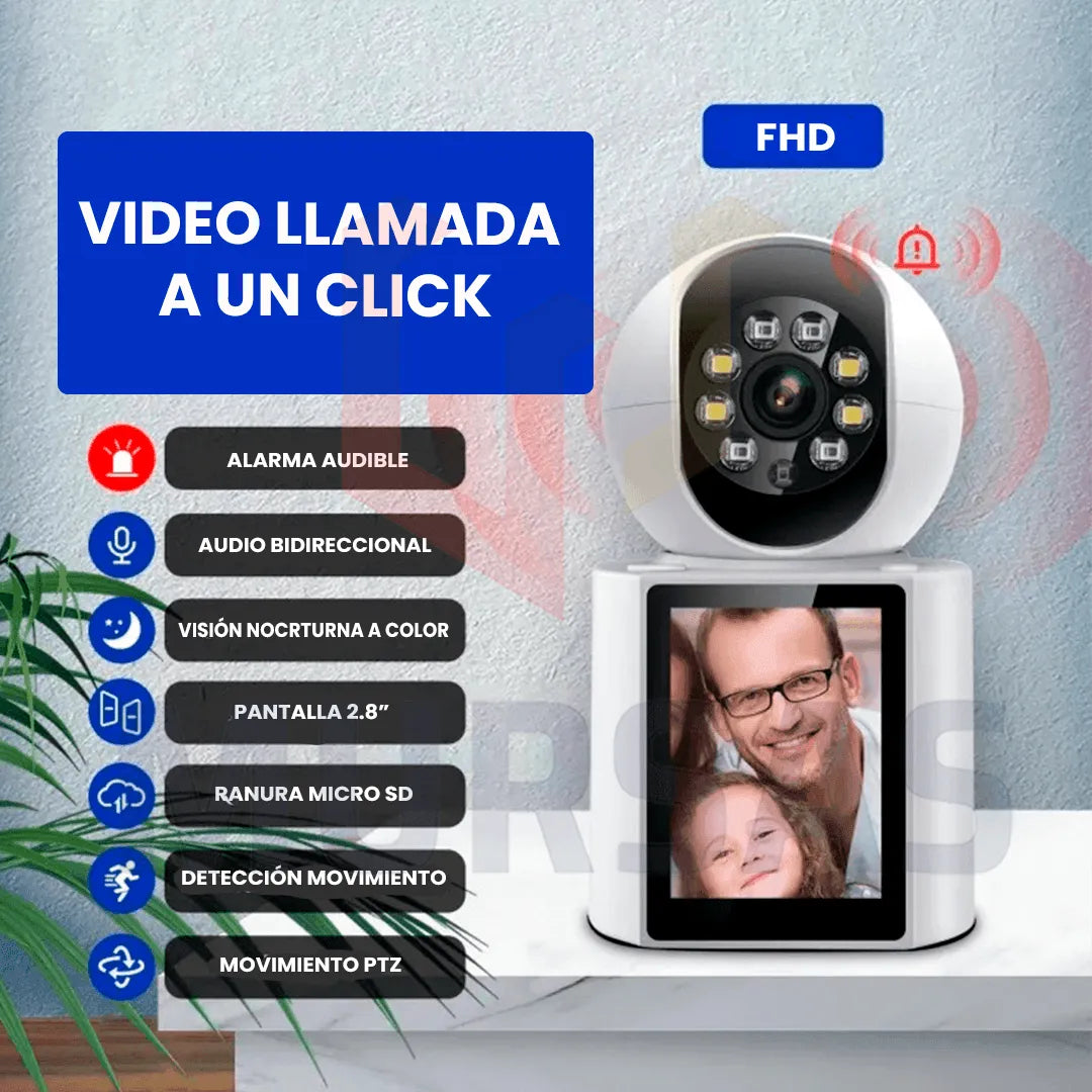 camara de seguridad wifi con  videollamada