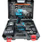 TALADRO DE  IMPACTO CON  2 Baterías de 98V + Accesorios Tasbel