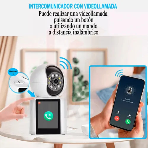 camara de seguridad wifi con  videollamada