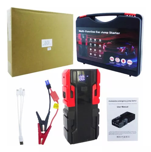 Partidor Bateria Auto Moto Recargable Usb Multifuncional 12V