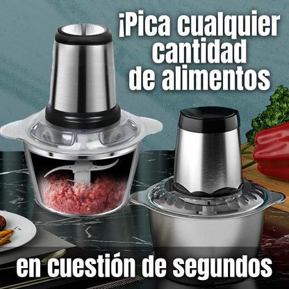 PICADORA ELÉCTRICA  DOS VELOCIDADES DE 2 LITROS