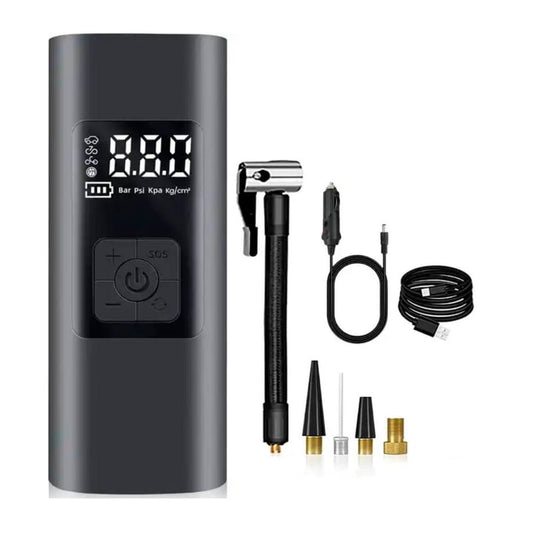 compresor de aire portatil con luz led