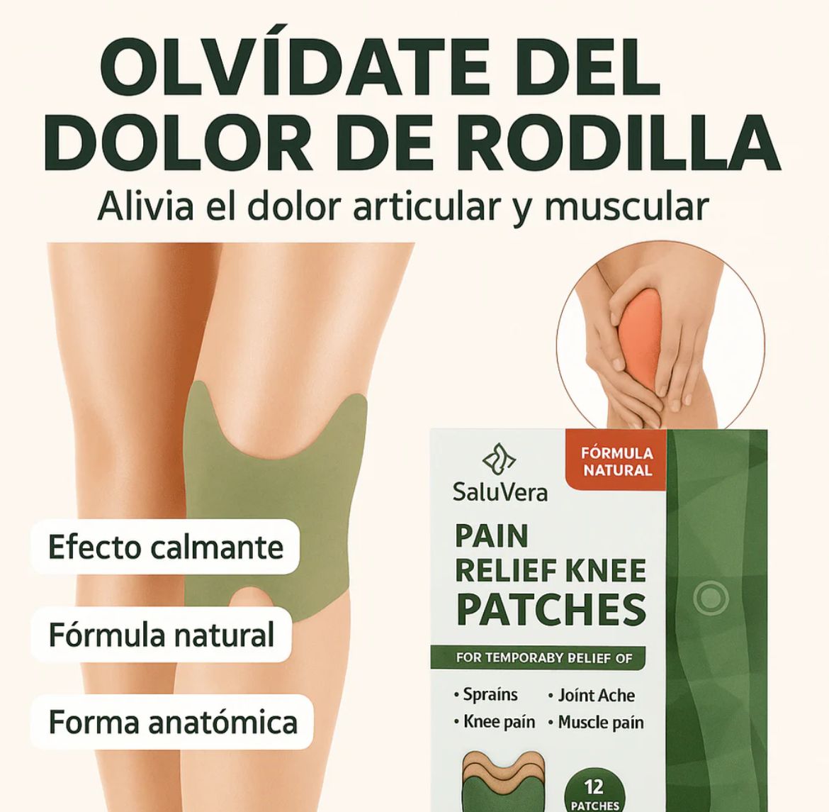 PARCHES NATURAL PARA ALIVIA EL DOLOR