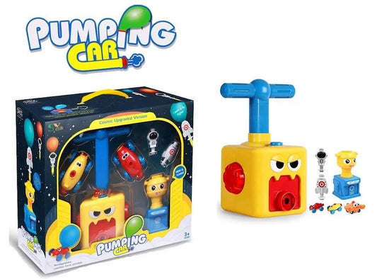 JUGUETE LANZADOR DE  AUTOS Y COHETES PUMPING CAR