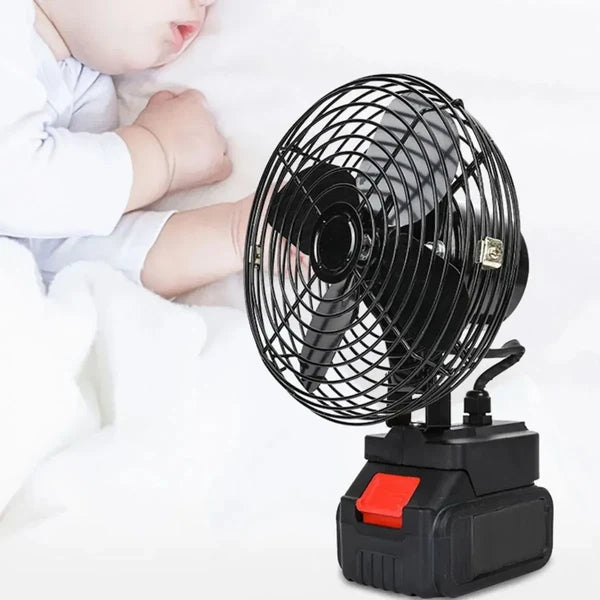 Ventilador Portátil 5 Aspas con Batería Recargable y Cargador USB
