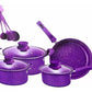 Juego De Ollas Cocina Antiadherente Set De 14 Piezas