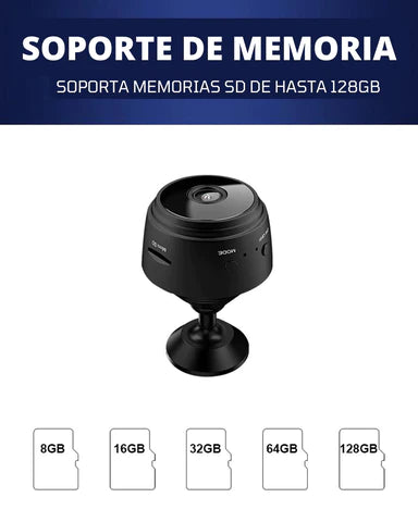 Mini Cámara de Vigilancia Inalámbrica 1080p HD