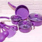 Juego De Ollas Cocina Antiadherente Set De 14 Piezas