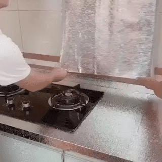 Lamina Autoadhesiva de Aluminio para Cocina